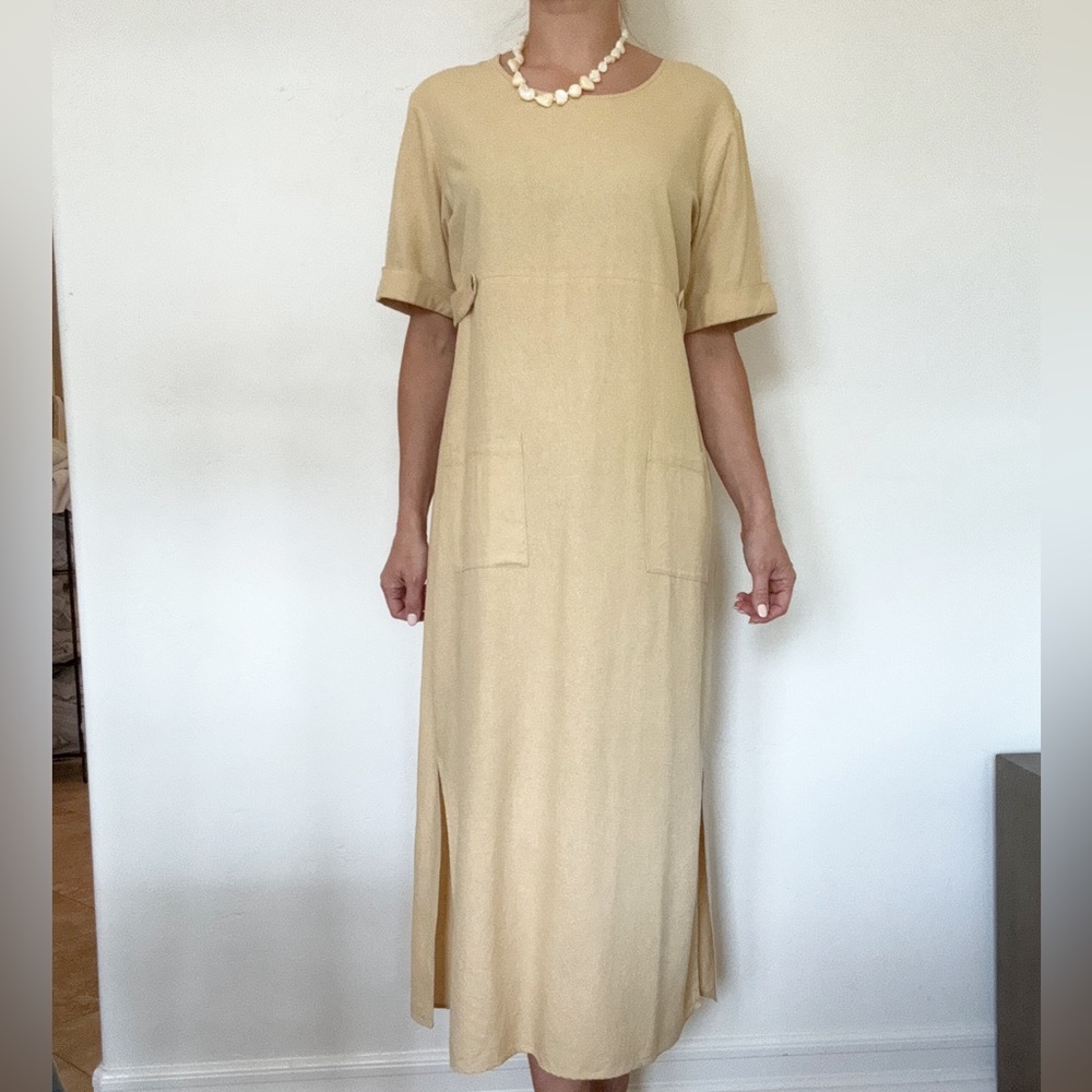 Vintage Butter yellow Dress